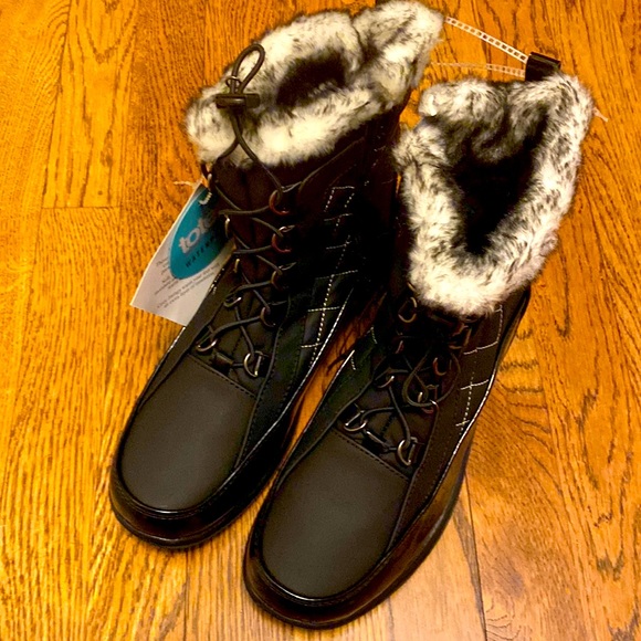 🌻2 for $39 🏷️Totes ThermoLite Boots Cozy Insulated Waterproof Boots • Size 9.5 - Picture 2 of 10